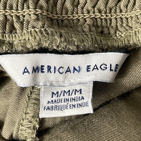 American Eagle Jogger Pants High Rise Belted Size Medium - Picture 6 of 7